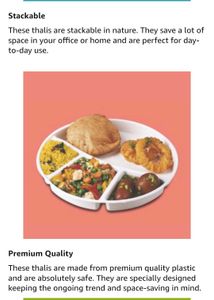 Divided Dinner Plate With Free Boxes
