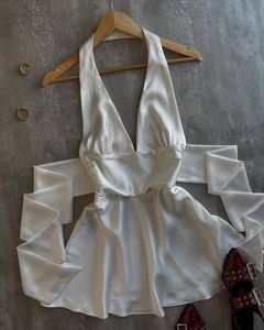 Zara Short Halter Viral Dress🥤🤍❕🥼