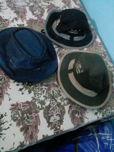 Combo Of Three Hats