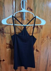 Black Halter Tank Top