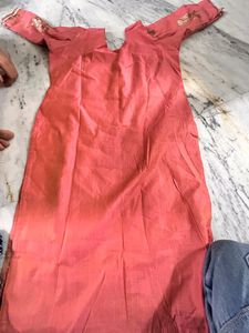 Festive Wear Kurta With Gota Work