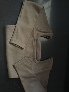 Taupe Long Sleeve Bodysuit