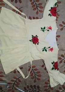 Floral Flared Sleeve Top