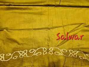 Unstitched Bandhni EID Cotton Salwar Kameez Materi