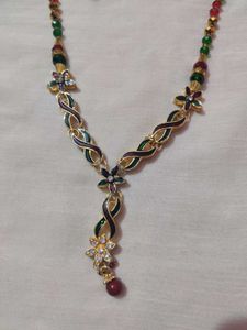 Meenakari Work Jwellery Set