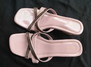 Lavender Cross Strap Sandals💗