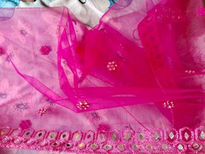 Hot Pink Bridal Lehenga