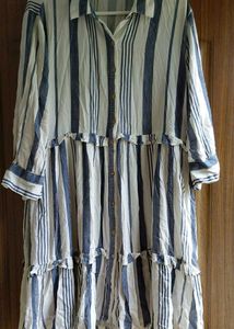 Striped Shirt Dress