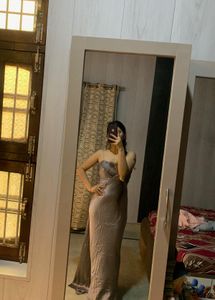 Beautiful Satin Party Gown🎀🦋🐬