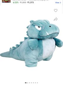 MINISO Tyrannosaurus Plush Toy Pillow Cute Large S