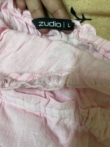 Zudio One Shoulder Pink Mini Dress