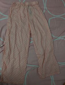 A wide leg pant to be paired with kurti(s)