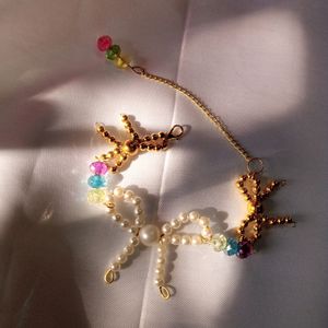 Handmade Bow Bracelet🎀 ✨💖
