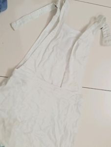 A Cute White Denim Dungri!🎀