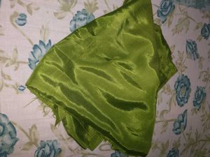 Olive Green Shimmer Fabric