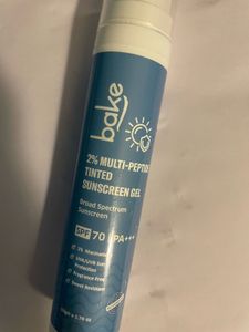 Bake Tinted Sunscreen (new)