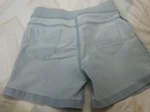 Light Wash Denim Shorts
