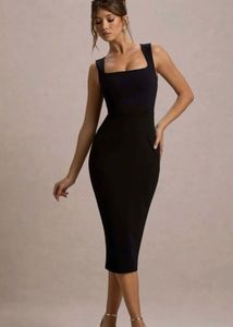 Elegant Black Bodycon Dress