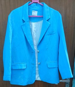 BERSHKA Blue Blazer
