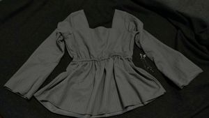 Drop🔥Savana Top lELEGANT,❤️‍🔥 Korean Square Neck