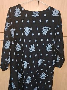 Black Printed Kurti