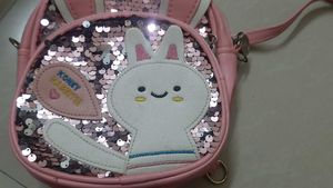 ✨ Reversible Sequin Bunny Sling Bag ✨