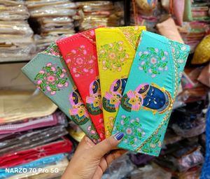 Colorful Embroidered envelope