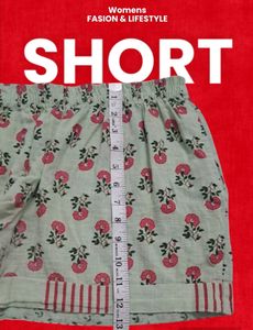 🌺Flower Pertten Design Short Cotton XL