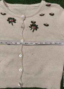 New Floral Embroidered Cardigan