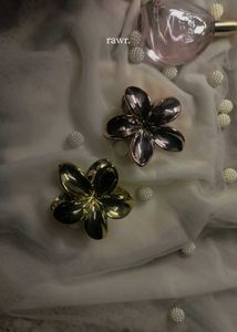 Floral Hair Clips Gold/Rosegold-1pc