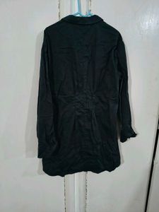 Stylish Black Shirt Dress