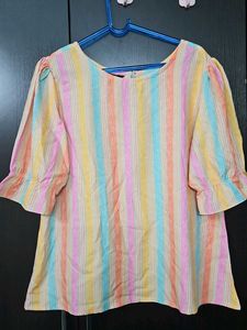 Striped Pastel Blouse