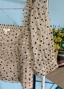 Net Polka Hnm Top