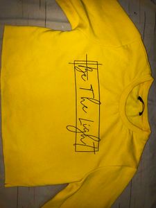 Yellow 'Be The Light' Sweatshirt