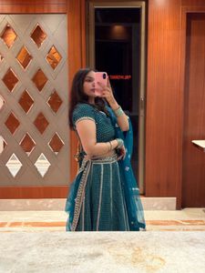 Green Lehenga Choli Set