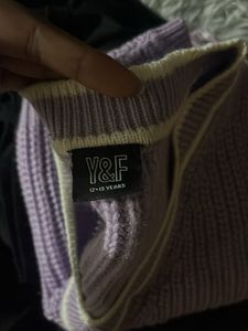 Lavender vest sweater