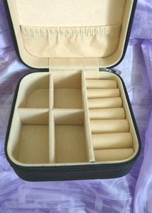 Black Jewellery Box Organiser For Women Portabl