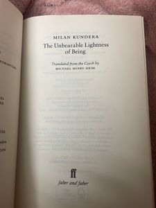 The Unbearable Lightness of Being