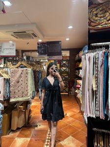 black dress