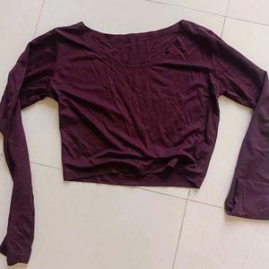 Long Sleeve Crop Top