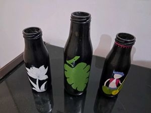 Painted Bottles For Decoration