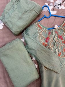 Embroidered Kurta dupatta set