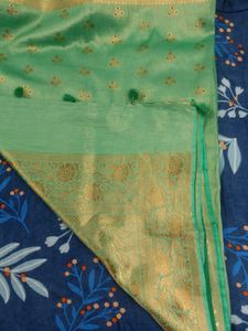 Elegant Green Saree