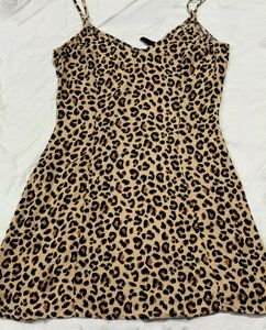 Leopard Print Mini Dress