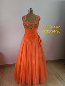 Neon Embellished Gown