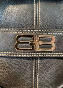 Authentic Balenciaga BB Calfskin Leather Handbag