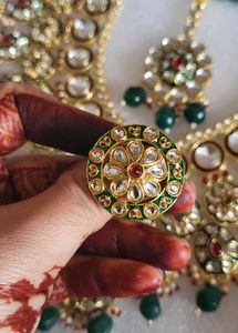Bridal  Heavy Jewellery In Kundan with Accessories