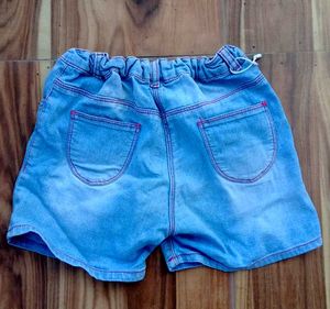 Blue Denim Shorts