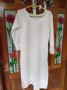 Chikankari Cotton Kurti