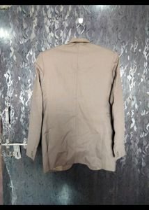 Biscuit Khaki Brown Men Suit Blazer &amp; Waist Coat
